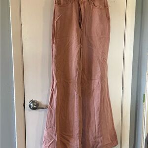 Wrangler wandered High-Waist Wide Leg Dusty Rose Jeans